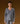 Jersey oversize de cachemir con cuello de pico - Gris medio