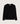 Jersey oversize de cachemir con cuello de pico - Negro
