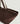 Bolso tote grande Lou de ante - Marrón Oscuro