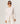 Jersey de lana merino con cuello redondo - Blanco