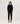 Jersey ancho de cachemir - Negro