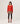 Jersey oversize de cachemir con cuello de pico - Naranja