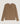 Jersey oversize de cachemir con cuello de pico - Camel Marrón