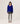 Jersey oversize de cachemir con cuello de pico - Azul Ultramarino