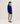Jersey oversize de cachemir con cuello de pico - Azul Ultramarino