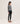 Jersey oversize de cachemir con cuello de pico - Gris Perla