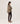 Jersey oversize de cachemir con cuello alto - Beige