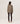 Jersey oversize de cachemir con cuello alto - Beige