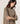Jersey oversize de cachemir con cuello alto - Beige