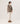 Jersey oversize de cachemir con cuello de pico - Beige