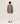 Jersey oversize de cachemir con cuello de pico - Beige