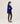 Jersey oversize de cachemir con cuello de pico - Azul Ultramarino