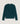 Jersey de cachemira de canalé con cuello redondo - Verde Pato