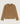 Jersey de cachemira con cuello redondo - Camel Marrón