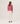 Jersey de cachemir a rayas - Naranja Corail