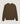 Pull col rond en laine mérinos - Marron Ecorce