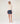 Conjunto twin-set de cuello alto de seda - Marfil