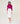 Conjunto twin de cuello alto de seda - Fucsia
