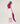 Conjunto twin de cuello alto de seda - Fucsia