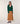Merino wool heart wrap - English Green