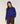Pull col rond en laine mérinos - Bleu Océan