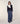 Trompe l'oeil sweater in merino wool - Navy Blue