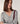 V-neck wool lace sweater - Dark Gray