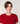 Conjunto twin de lana merino - Rojo