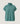 Pull long col montant manches courtes chiné - Vert