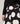 Falda larga asimétrica de lona estampada - Pois