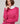 Jersey de lana merino con cuello redondo - Rosa Tonificado