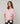Jersey oversize de lana con cuello de pico - Rosa Pálido