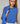 Conjunto twin de seda con cuello redondo - Azul Cobalto