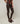 Stretch leather leggings - Dark Brown