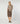 Straight suede leather midi skirt