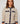 Cárdigan bimaterial - Beige jaspeado