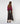 Leather large long skirt - Marron Ecorce