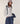Merino wool hooded vest - White